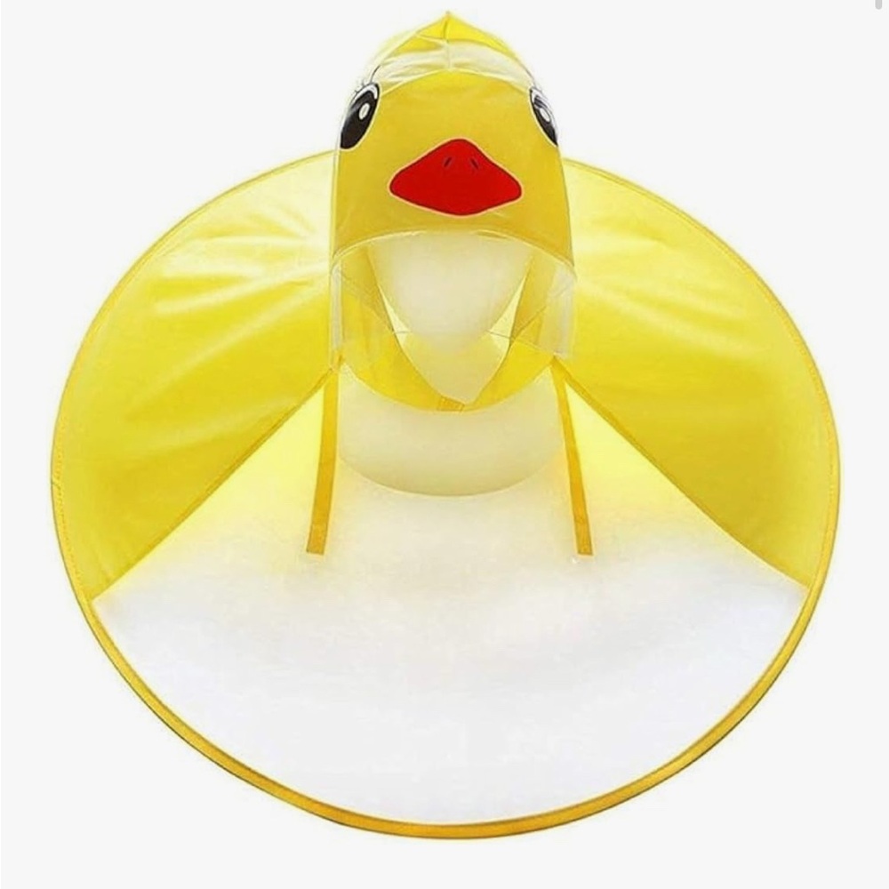 Yellow Duck Rain Poncho